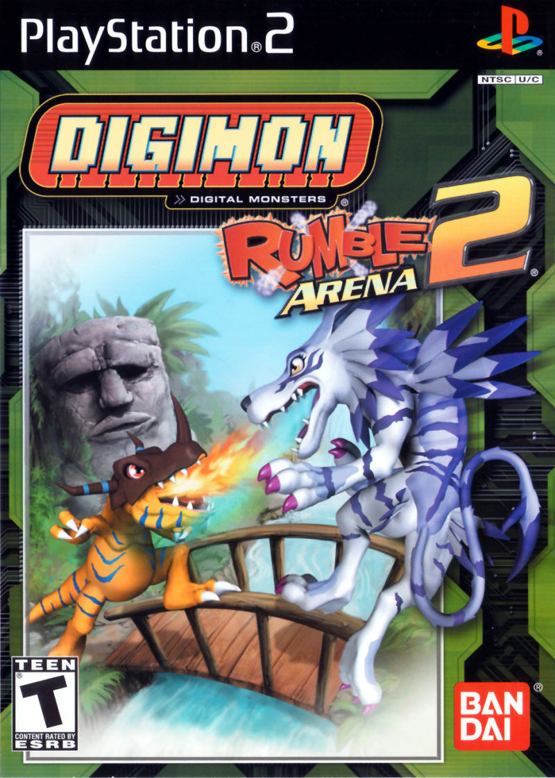 Front cover of Digimon Rumble Arena 2 for PlayStation 2