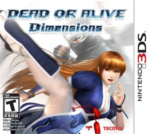 Front cover of Dead or Alive: Dimensions for Nintendo 3DS