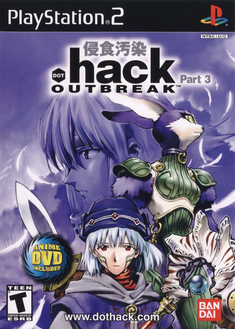 Front cover of .hack//Outbreak: Part 3 for PlayStation 2