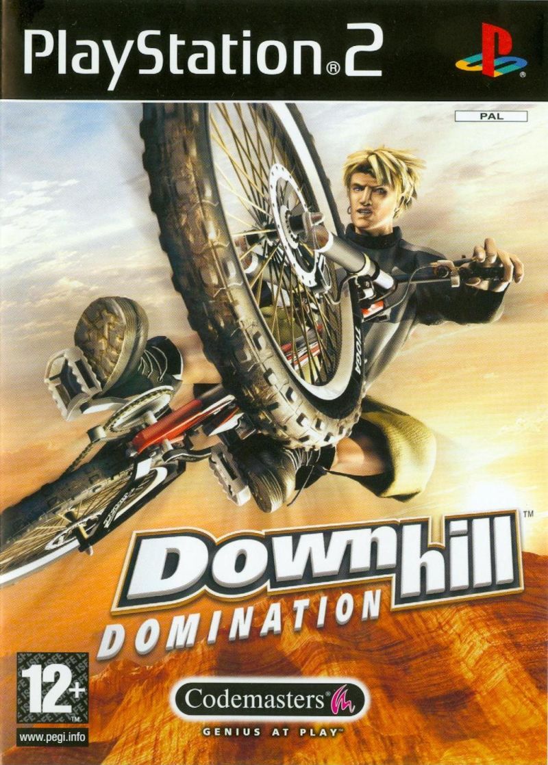 Front cover of Downhill Domination for PlayStation 2
