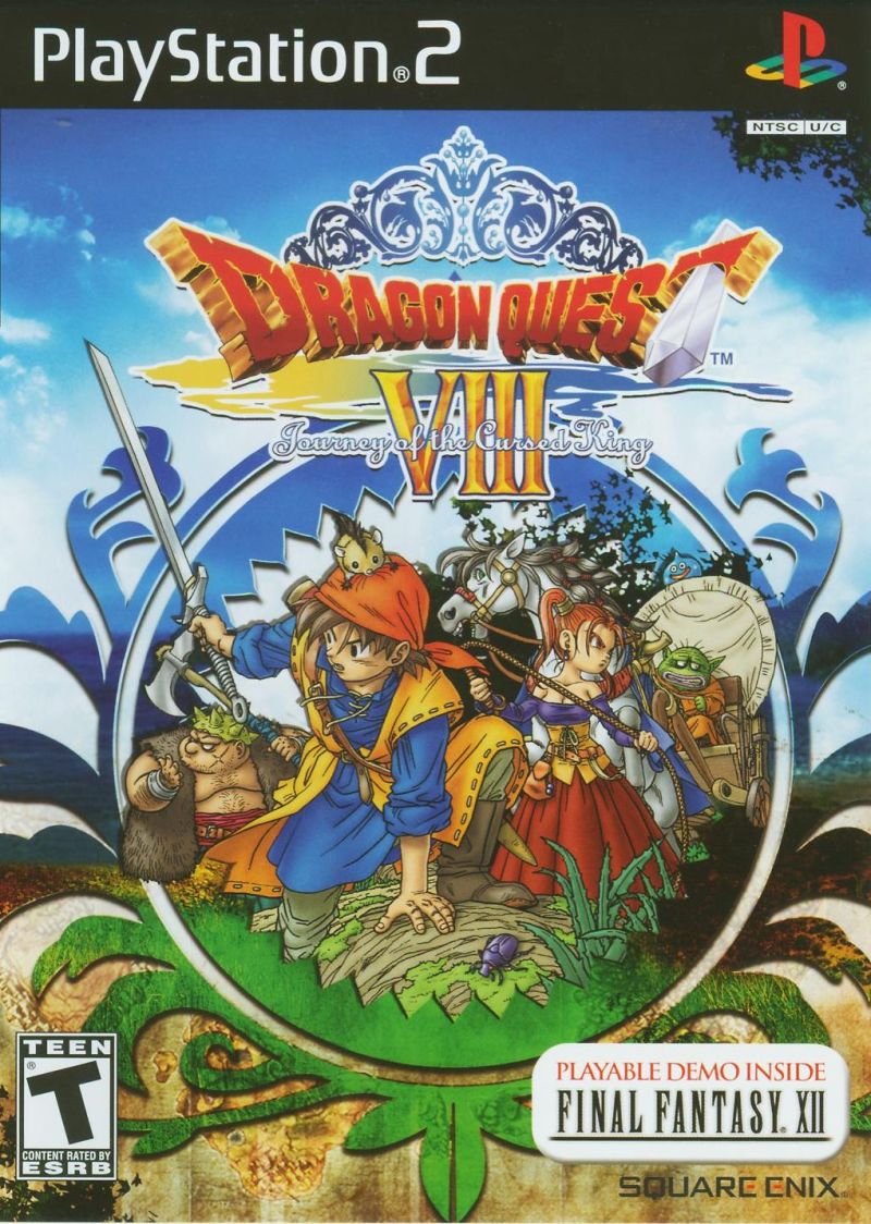 Front cover of Dragon Quest VIII: Journey of the Cursed King for PlayStation 2