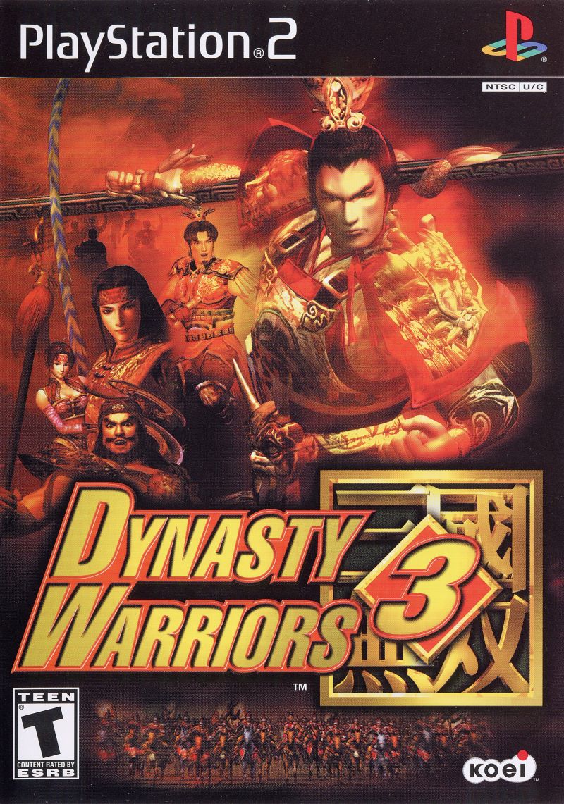 Front cover of Dynasty Warriors 3 for PlayStation 2