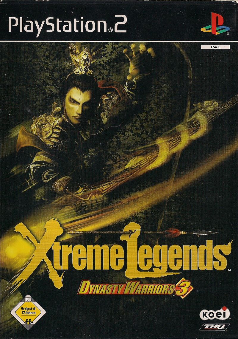 Front cover of Dynasty Warriors 3: Xtreme Legends for PlayStation 2