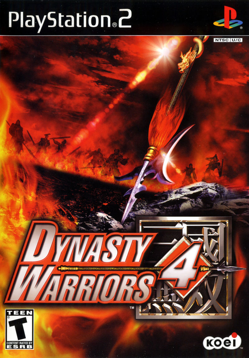 Front cover of Dynasty Warriors 4 for PlayStation 2