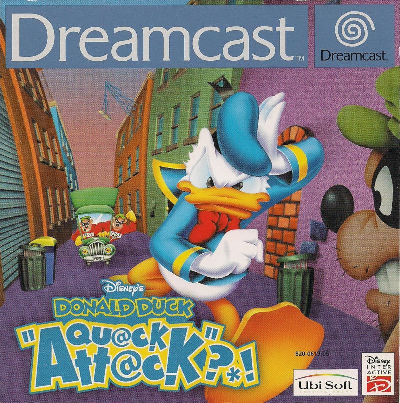 Front cover of Disney's Donald Duck: Goin' Quackers for Dreamcast