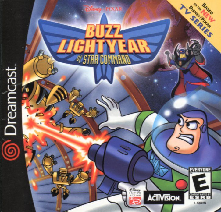 Front cover of Disney•Pixar Buzz Lightyear of Star Command for Dreamcast
