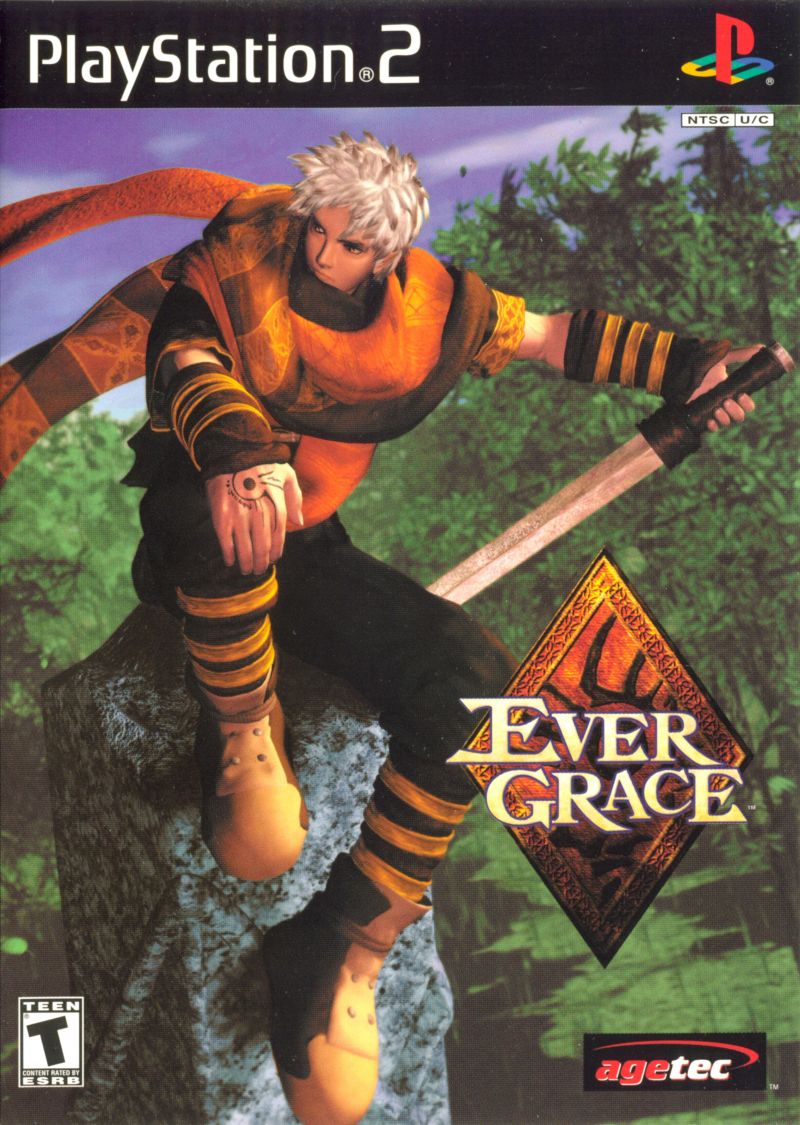 Front cover of EverGrace for PlayStation 2