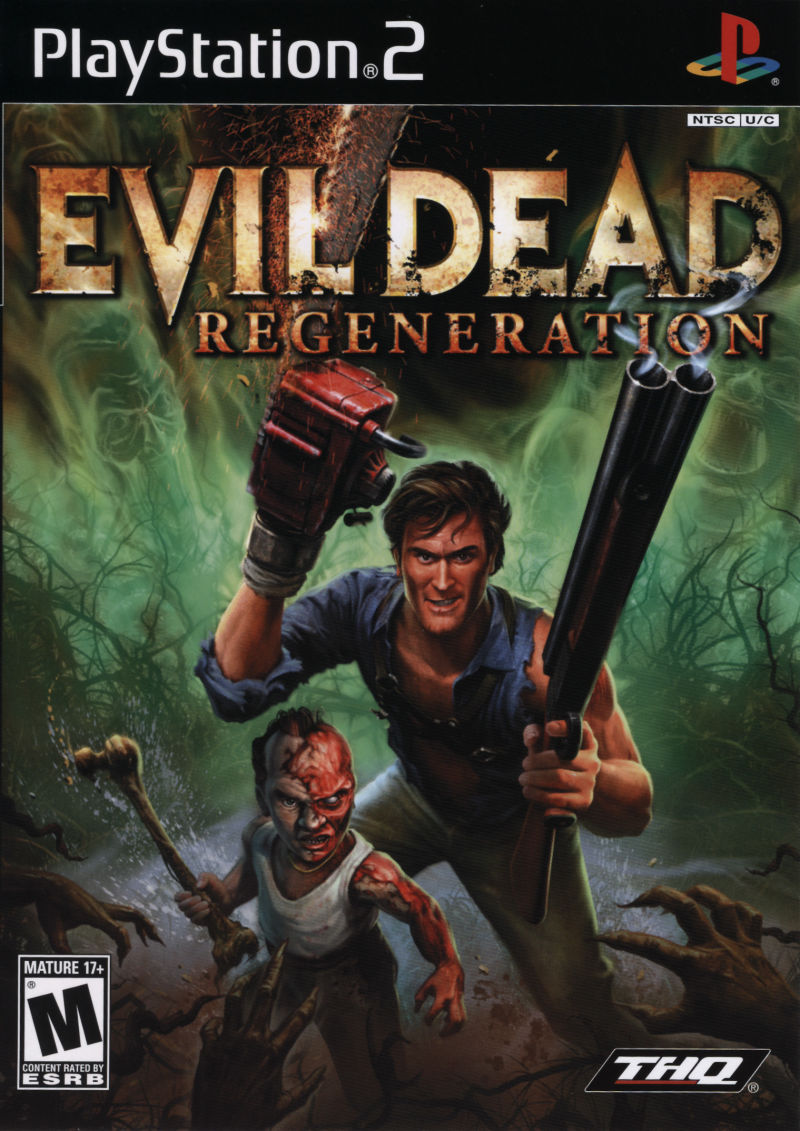 Front cover of Evil Dead: Regeneration for PlayStation 2