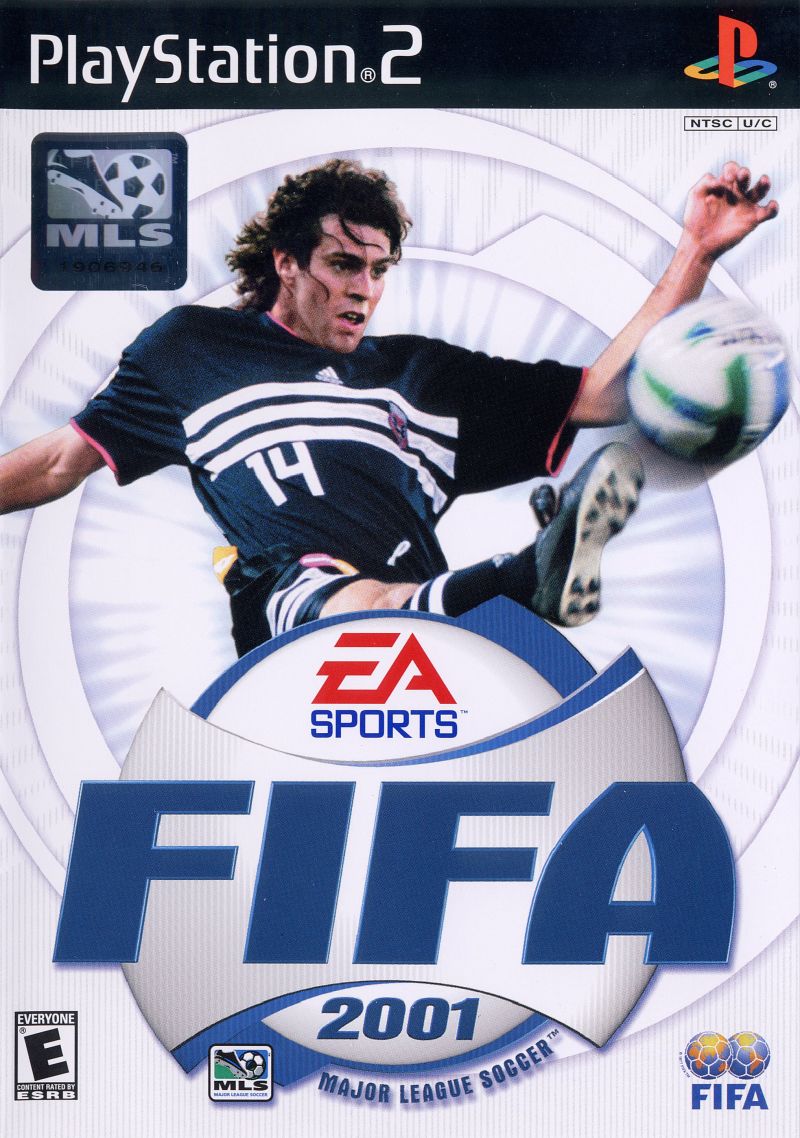 Front cover of FIFA 2001: Major League Soccer for PlayStation 2