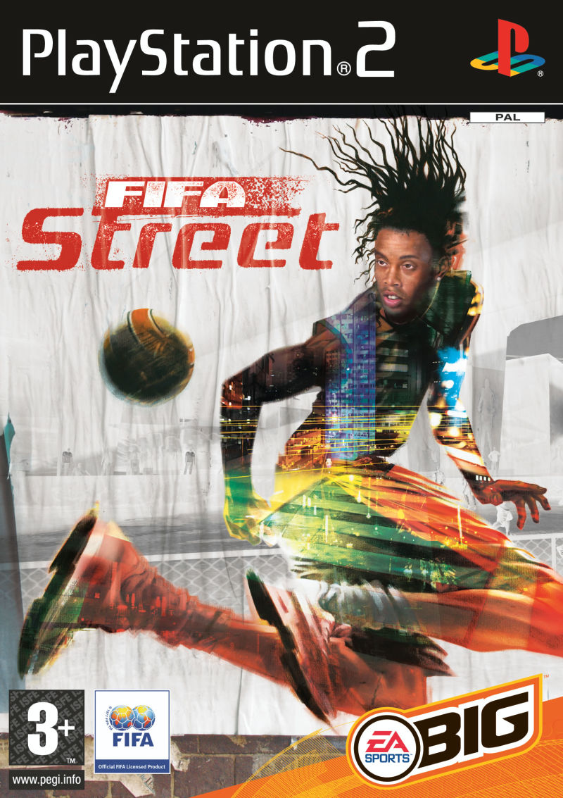 Front cover of FIFA Street for PlayStation 2