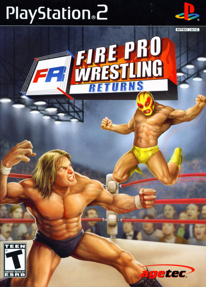 Front cover of Fire Pro Wrestling Returns for PlayStation 2