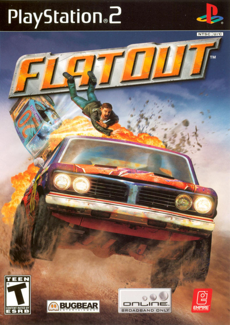 Front cover of FlatOut for PlayStation 2