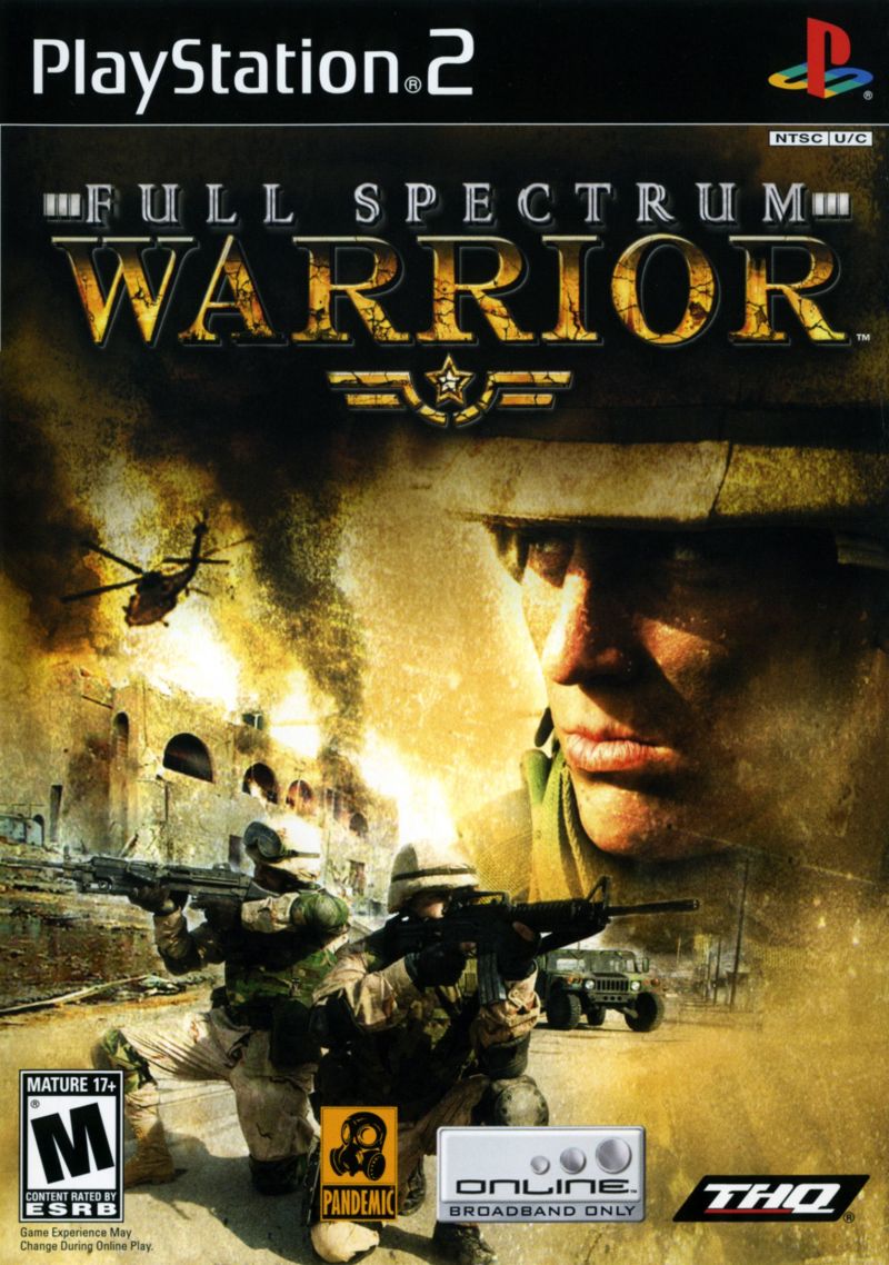 Front cover of Full Spectrum Warrior for PlayStation 2