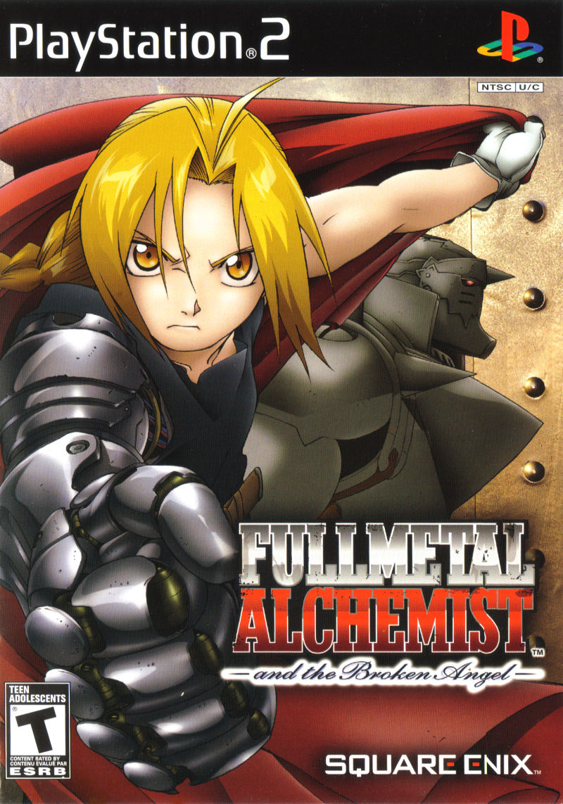 Front cover of Fullmetal Alchemist and the Broken Angel for PlayStation 2