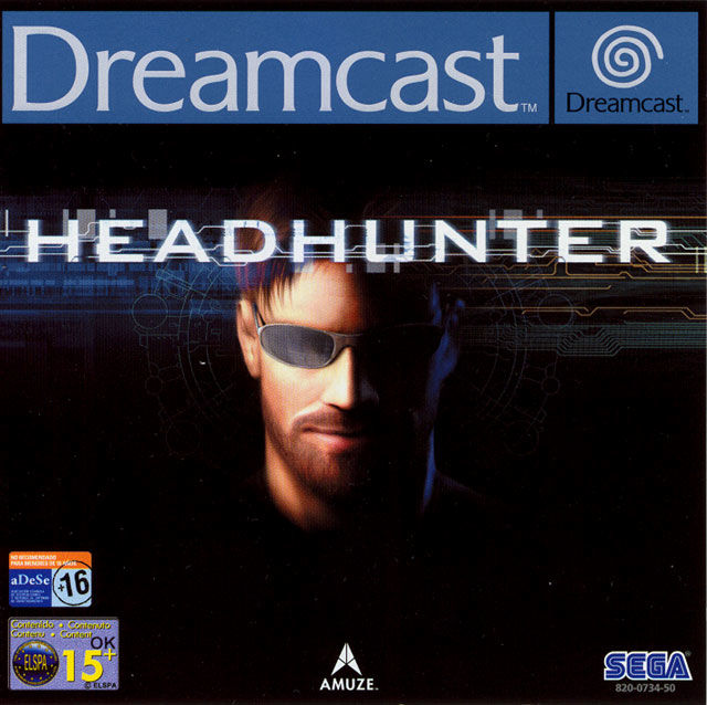 Front cover of Headhunter for Dreamcast