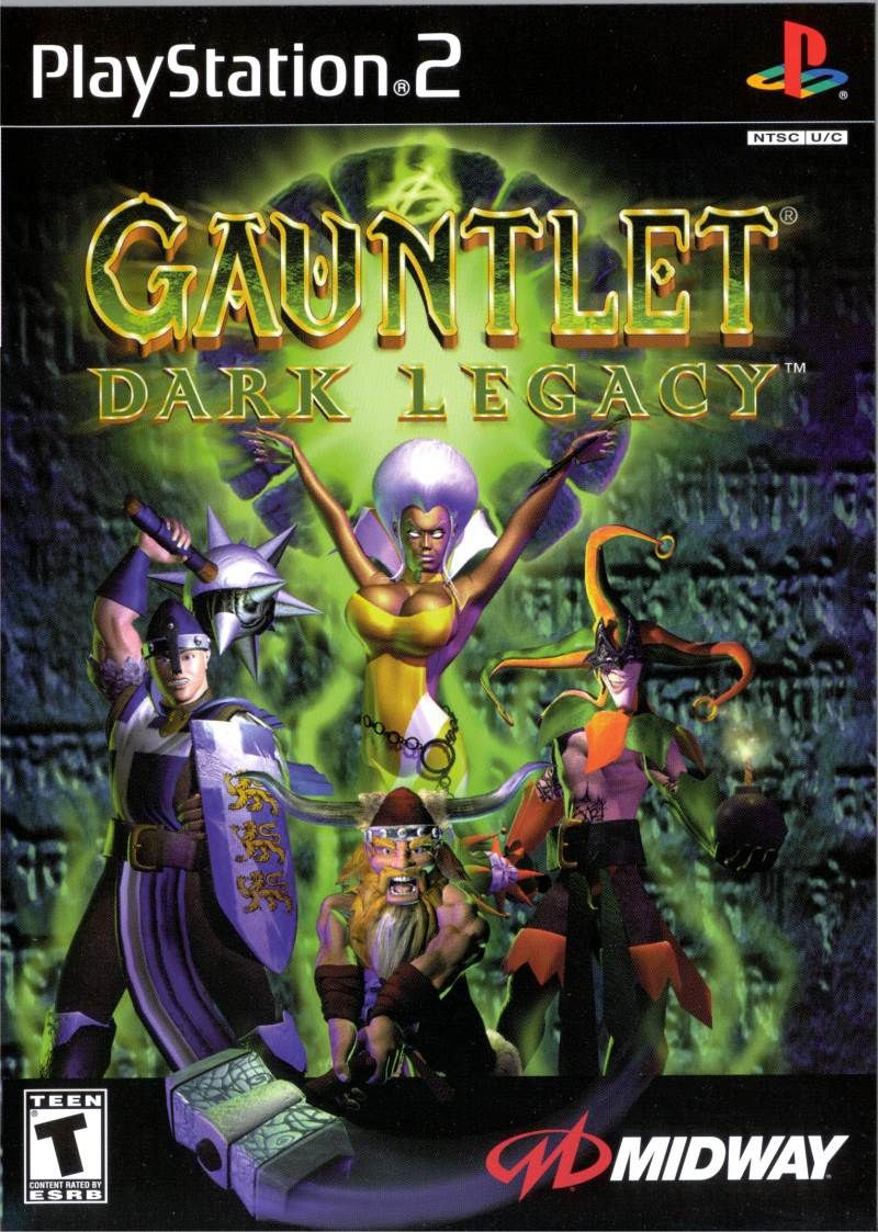 Front cover of Gauntlet: Dark Legacy for PlayStation 2