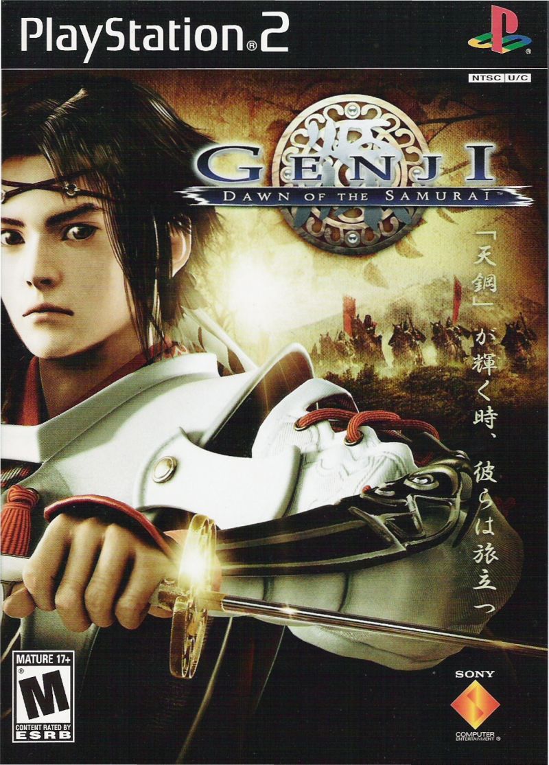 Front cover of Genji: Dawn of the Samurai for PlayStation 2