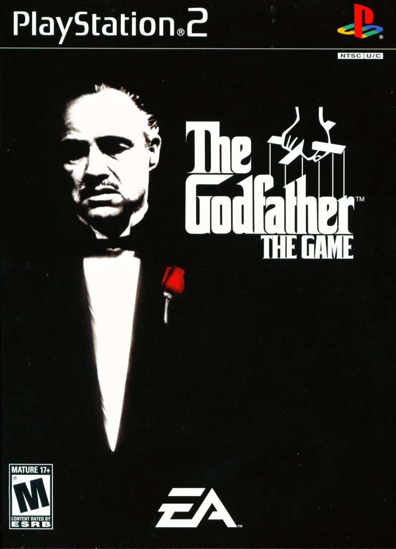 Front cover of The Godfather: The Game for PlayStation 2