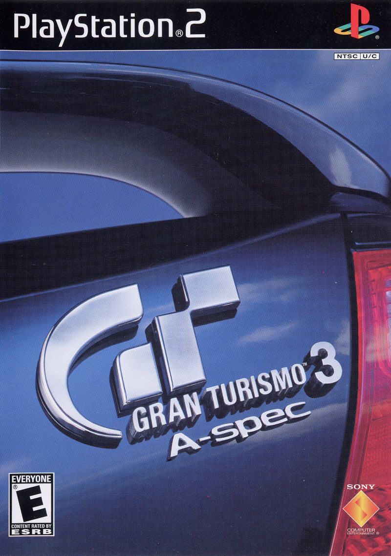 Front cover of Gran Turismo 3: A-spec for PlayStation 2