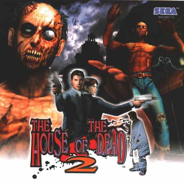 Front cover of The House of the Dead 2 for Dreamcast