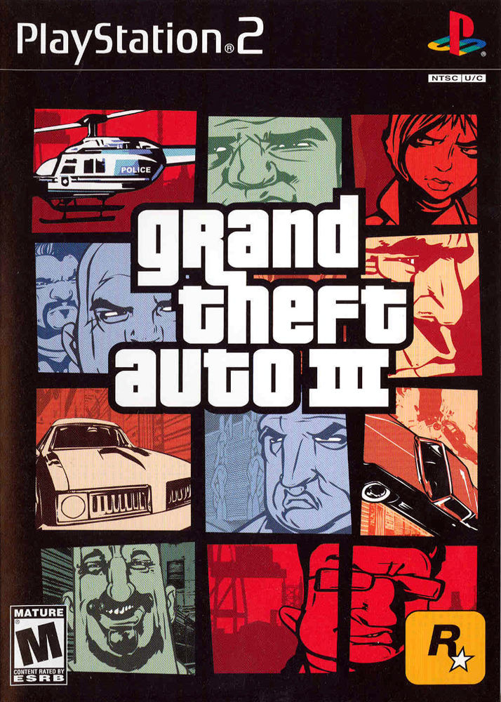 Front cover of Grand Theft Auto III for PlayStation 2