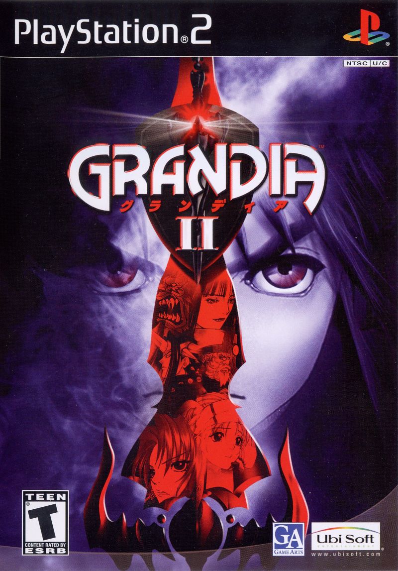 Front cover of Grandia II for PlayStation 2