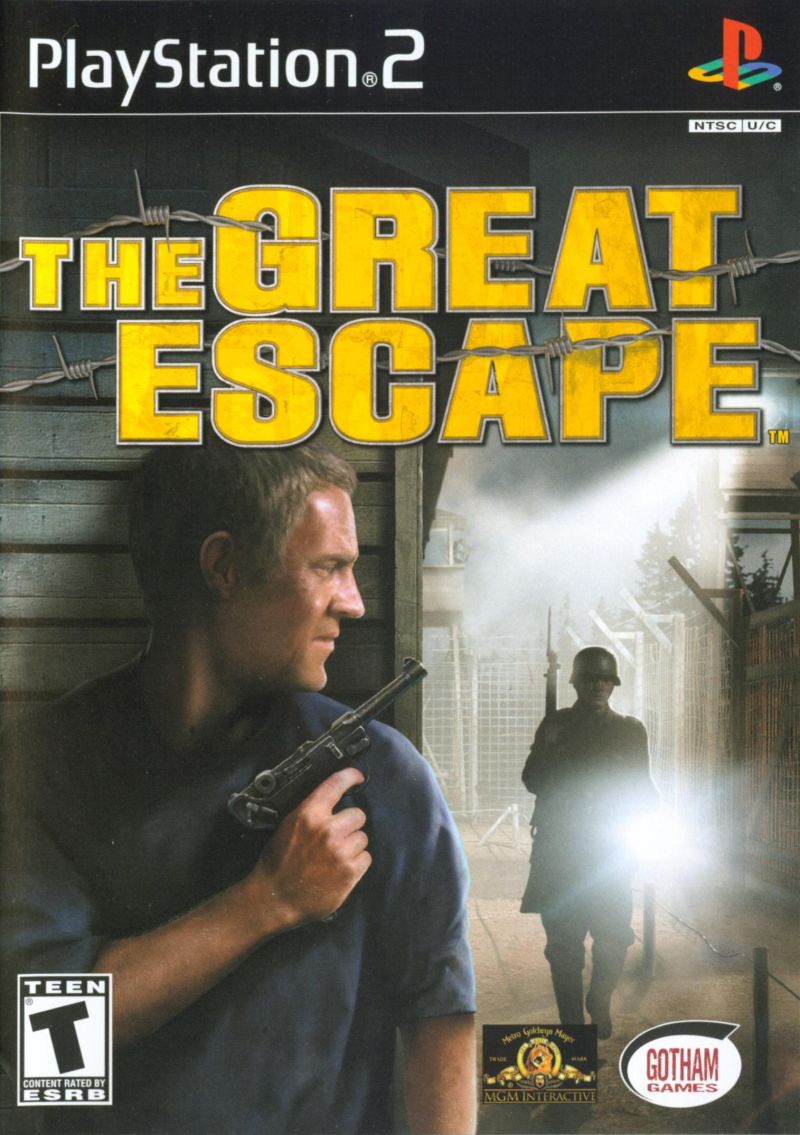 Front cover of The Great Escape for PlayStation 2