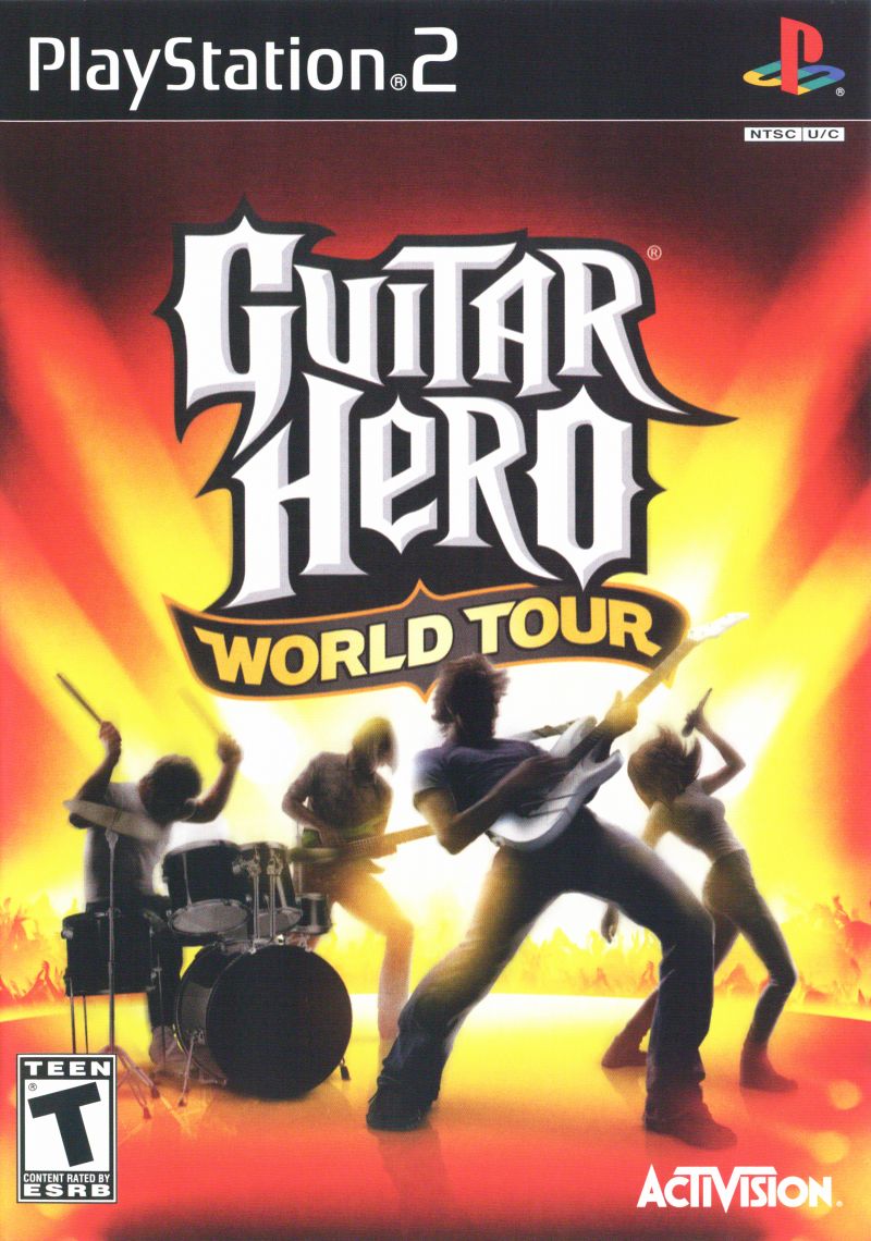 Front cover of Guitar Hero: World Tour for PlayStation 2