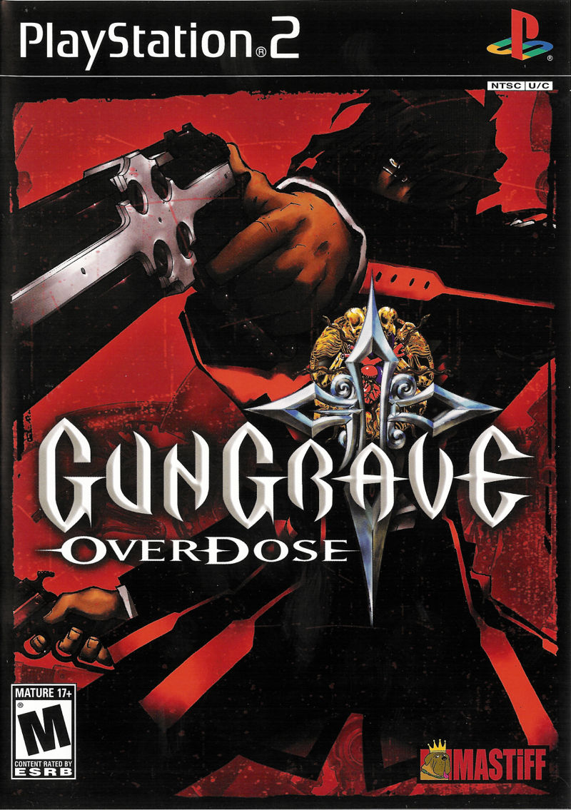 Front cover of Gungrave: Overdose for PlayStation 2