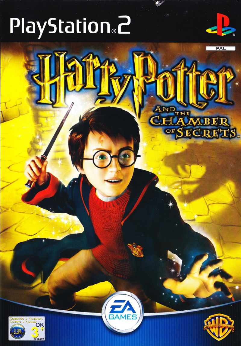 Front cover of Harry Potter and the Chamber of Secrets for PlayStation 2