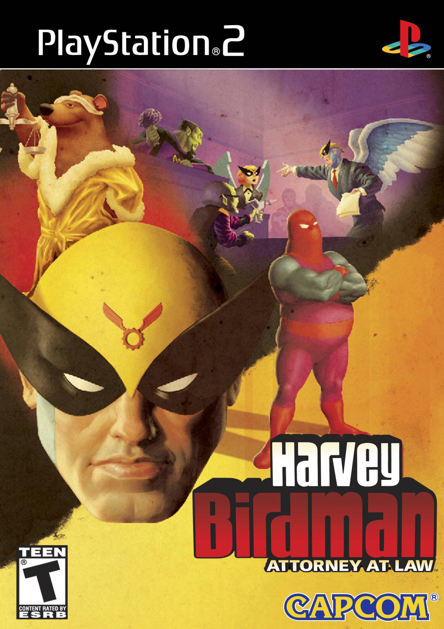 Front cover of Harvey Birdman: Attorney at Law for PlayStation 2