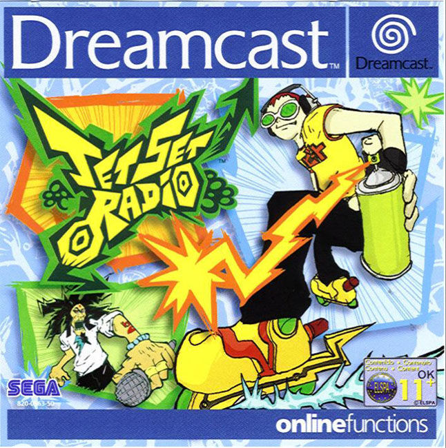 Front cover of Jet Grind Radio for Dreamcast