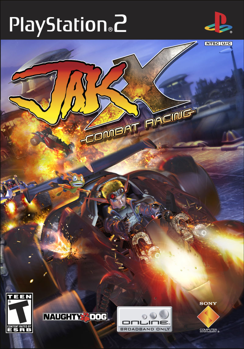 Front cover of Jak X: Combat Racing for PlayStation 2