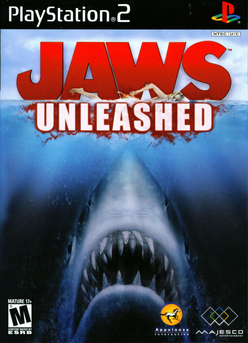 Front cover of Jaws: Unleashed for PlayStation 2