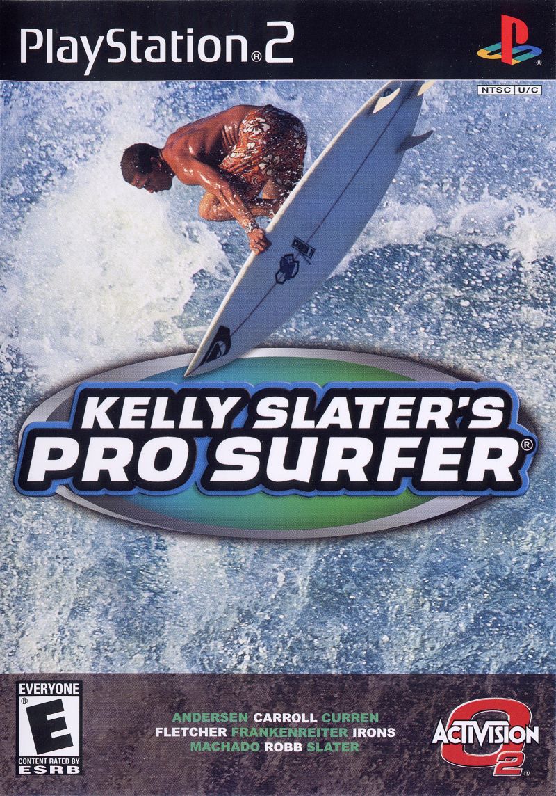 Front cover of Kelly Slater's Pro Surfer for PlayStation 2