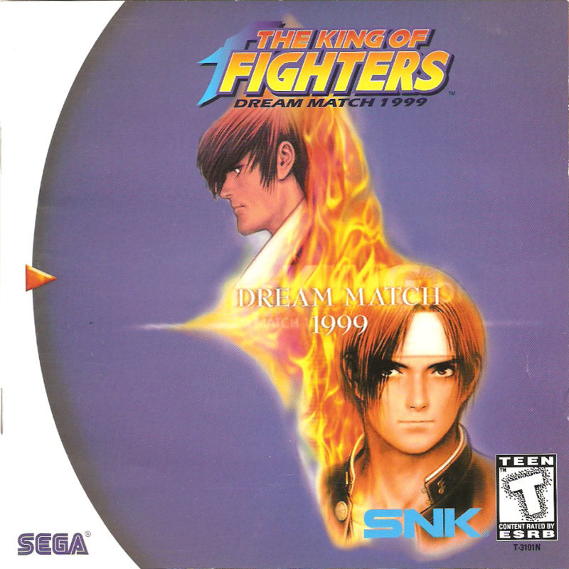 Front cover of The King of Fighters: Dream Match 1999 for Dreamcast
