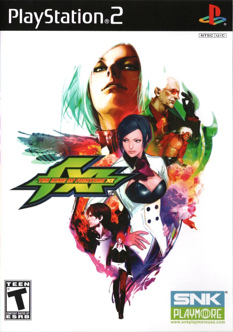 Front cover of The King of Fighters XI for PlayStation 2