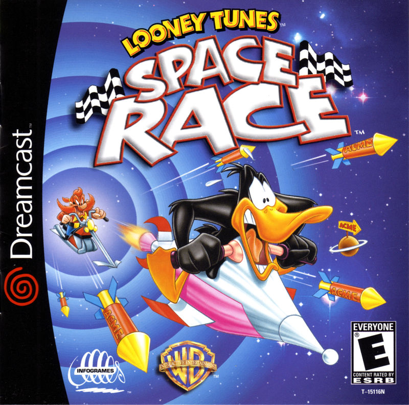 Front cover of Looney Tunes: Space Race for Dreamcast