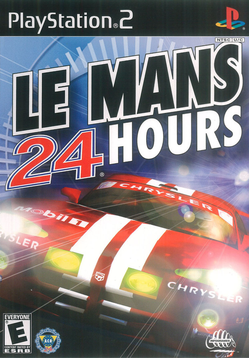 Front cover of Le Mans 24 Hours for PlayStation 2