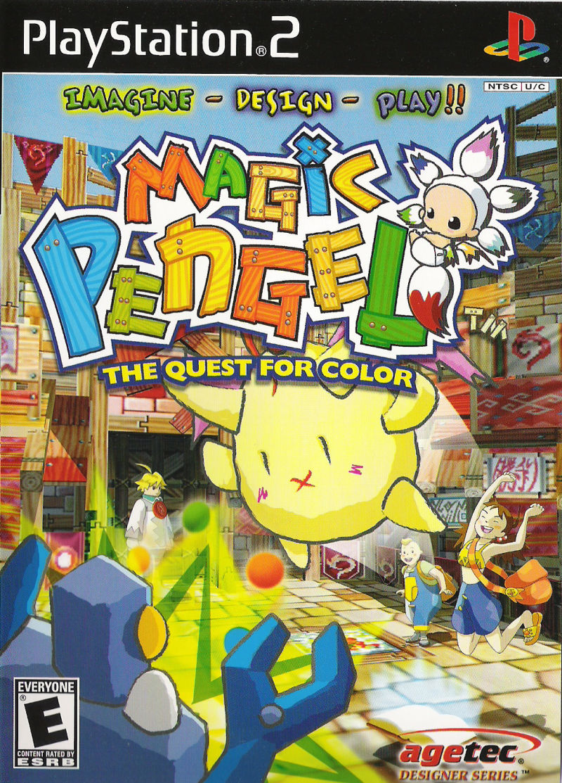 Front cover of Magic Pengel: The Quest for Color for PlayStation 2