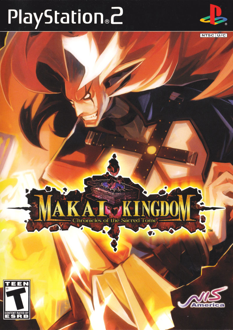 Front cover of Makai Kingdom: Chronicles of the Sacred Tome for PlayStation 2