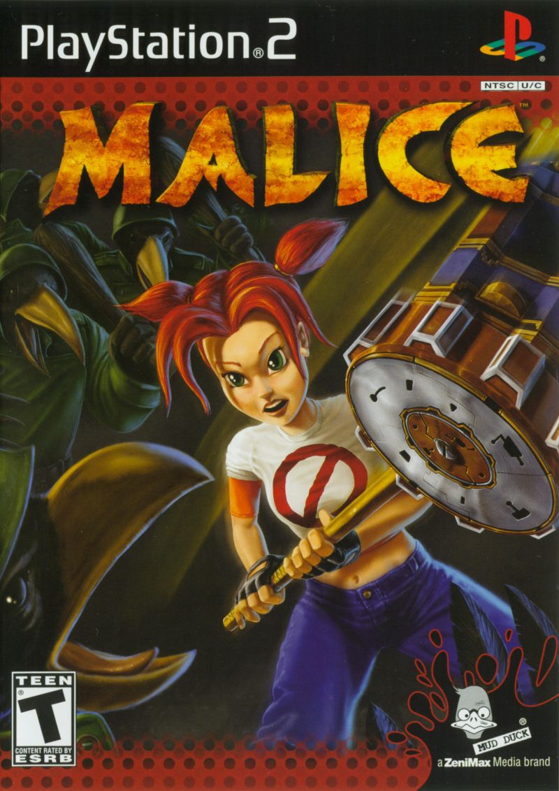 Front cover of Malice for PlayStation 2