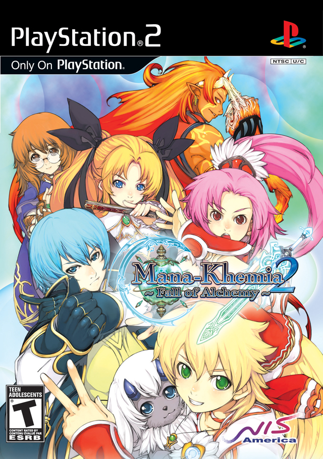 Front cover of Mana Khemia 2: Fall of Alchemy for PlayStation 2