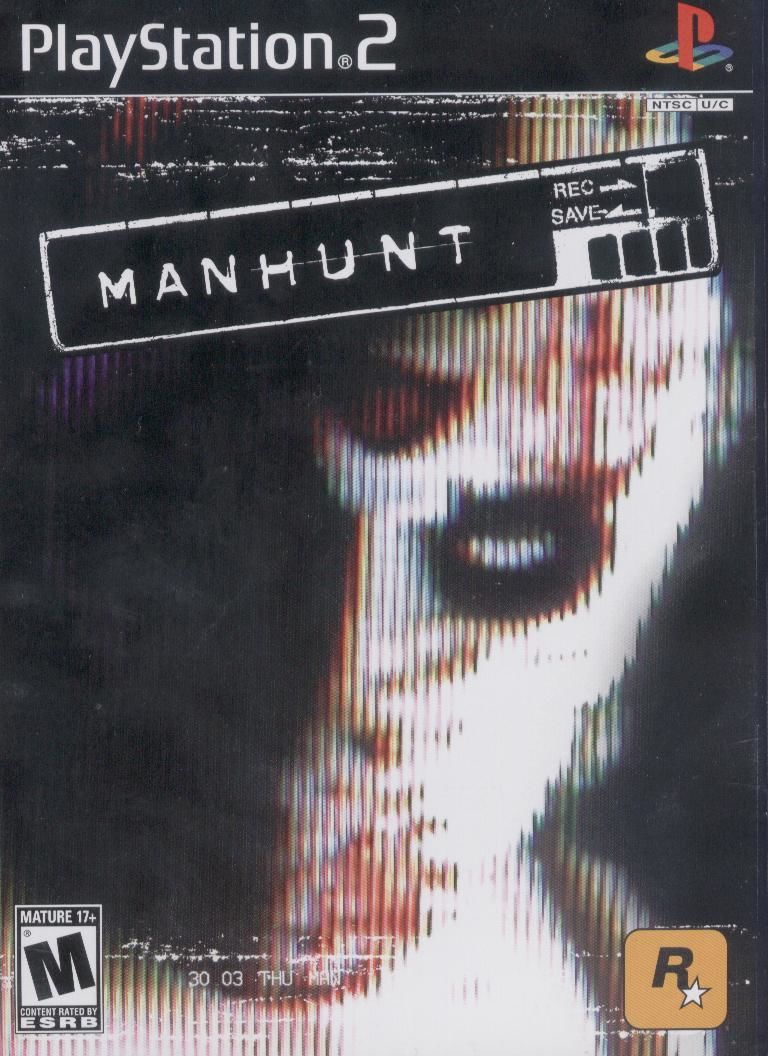 Front cover of Manhunt for PlayStation 2