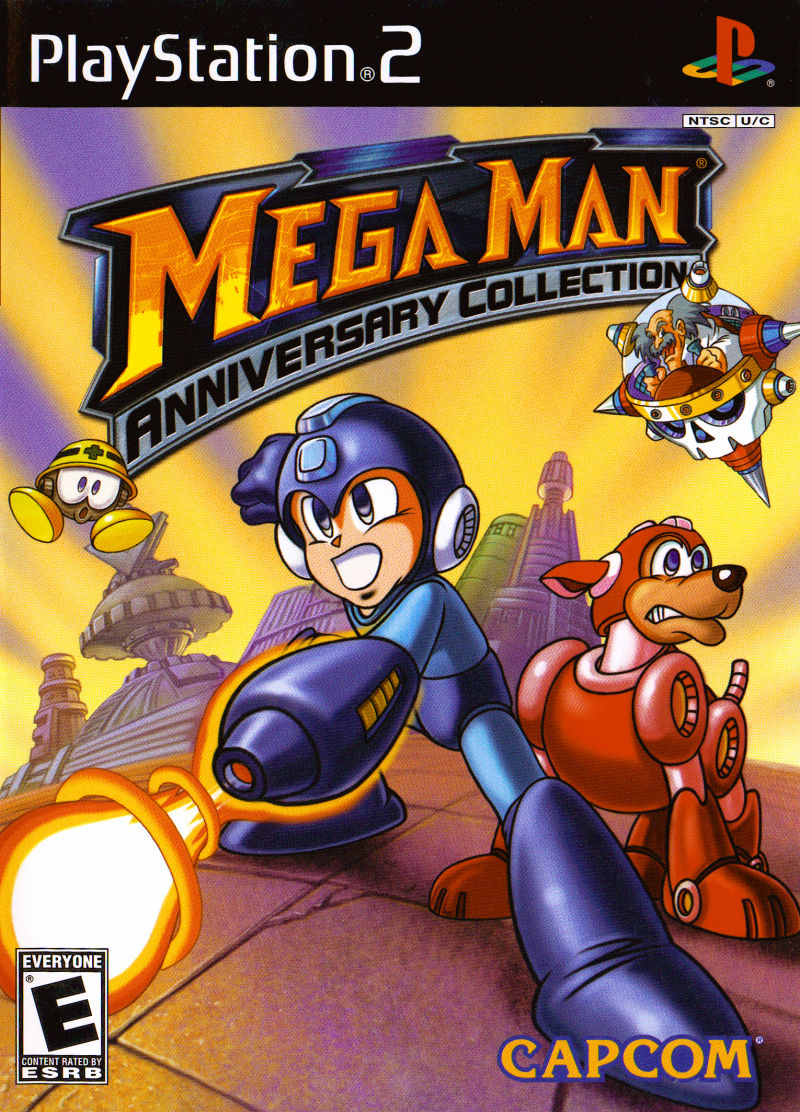 Front cover of Mega Man: Anniversary Collection for PlayStation 2