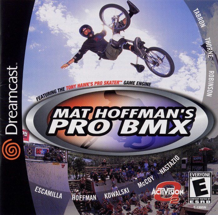 Front cover of Mat Hoffman's Pro BMX for Dreamcast