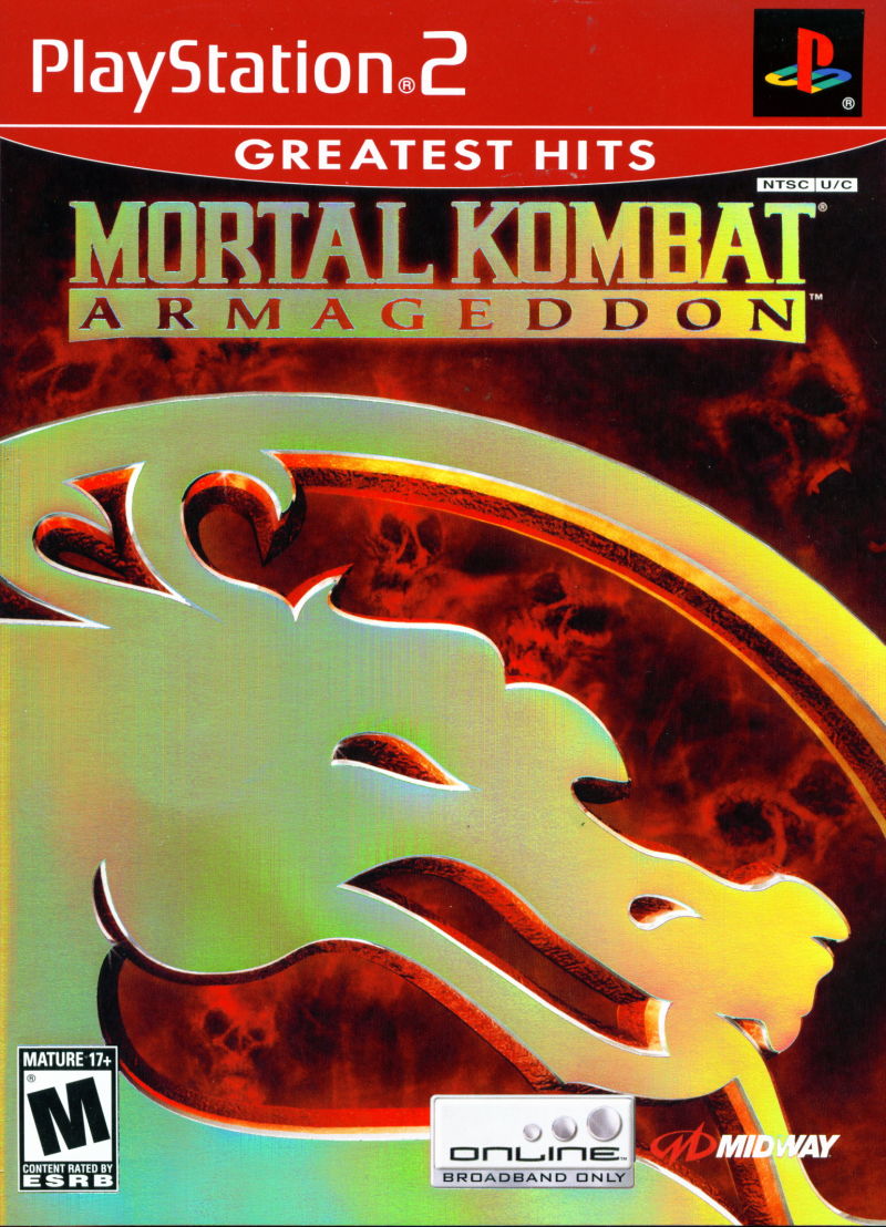 Front cover of Mortal Kombat: Armageddon for PlayStation 2