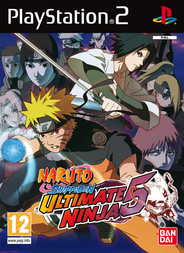 Front cover of Naruto Shippuden: Ultimate Ninja 5 for PlayStation 2