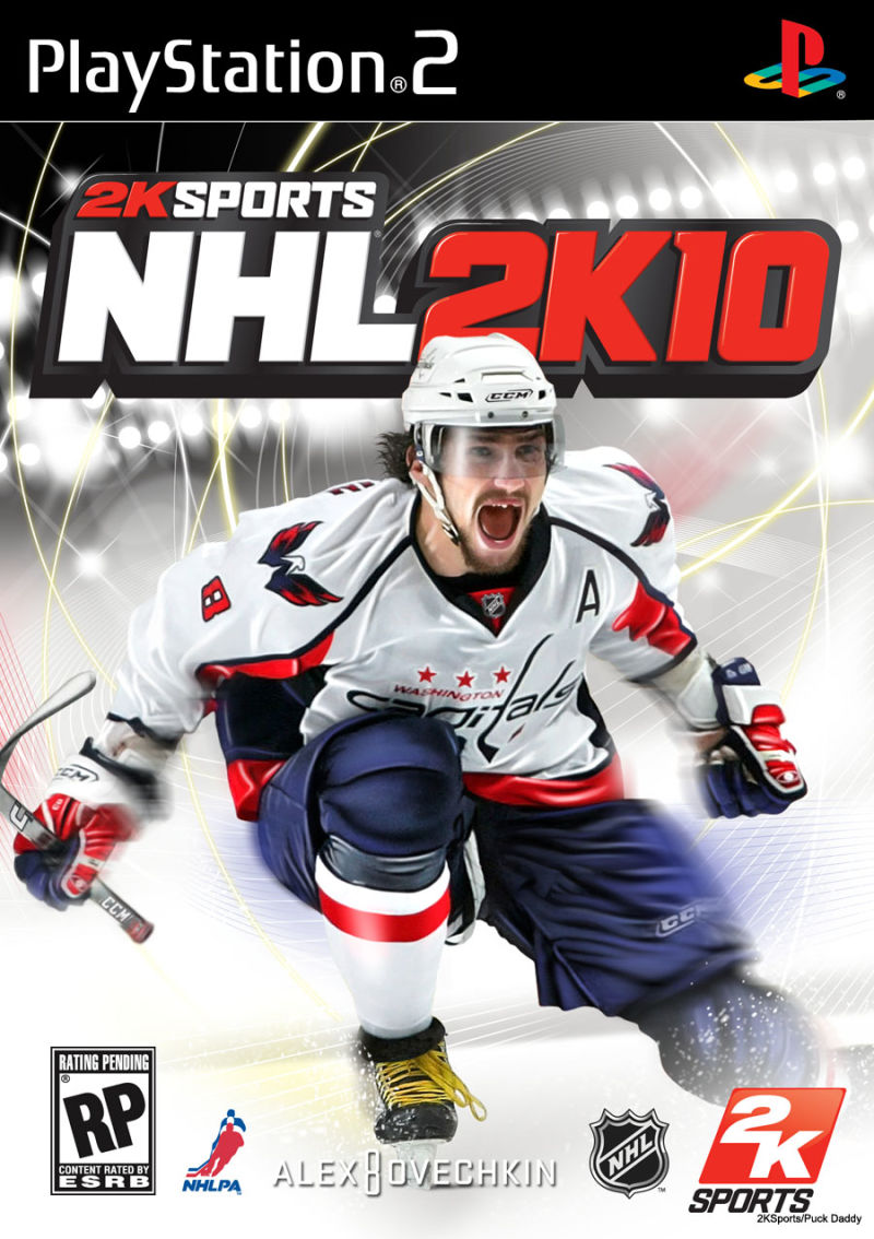 Front cover of NHL 2K10 for PlayStation 2