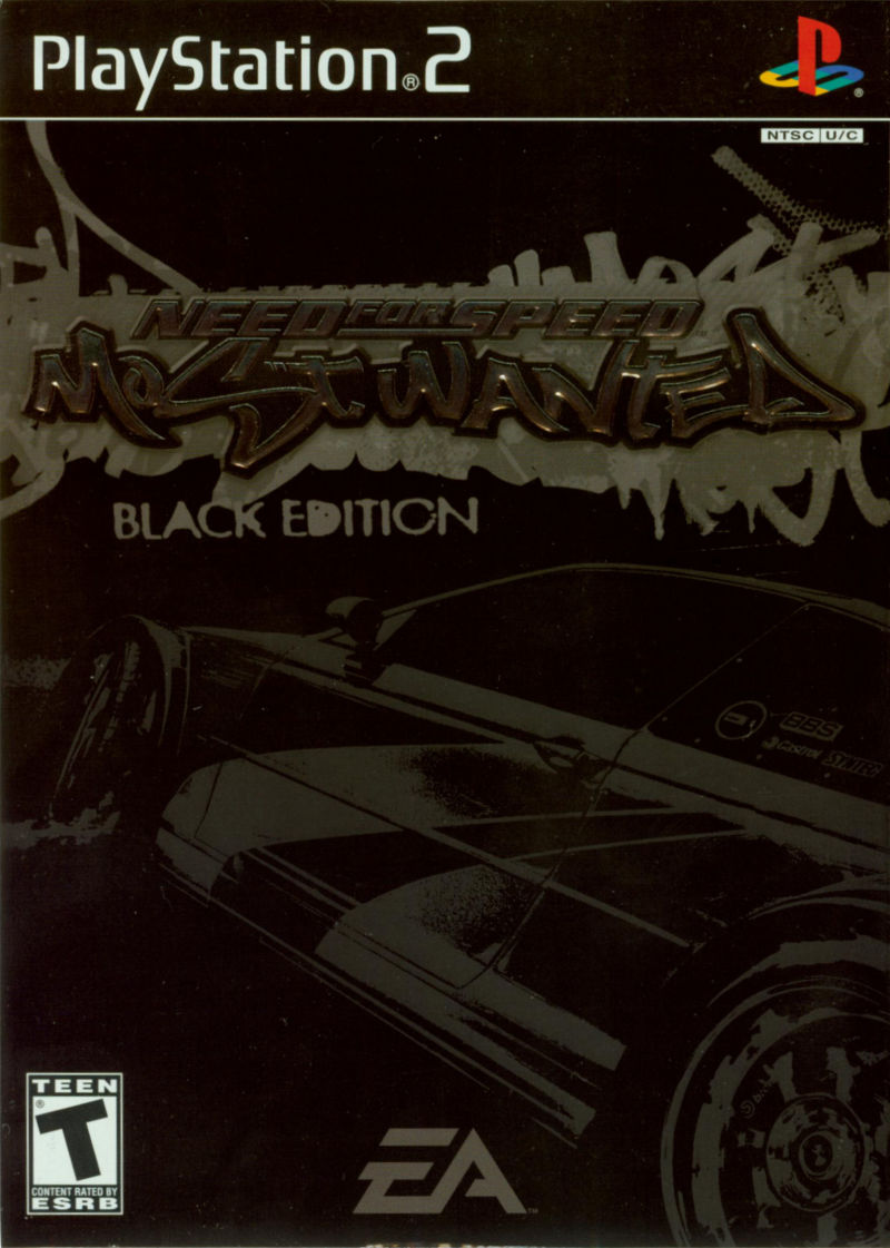 Front cover of Need for Speed: Most Wanted (Black Edition) for PlayStation 2